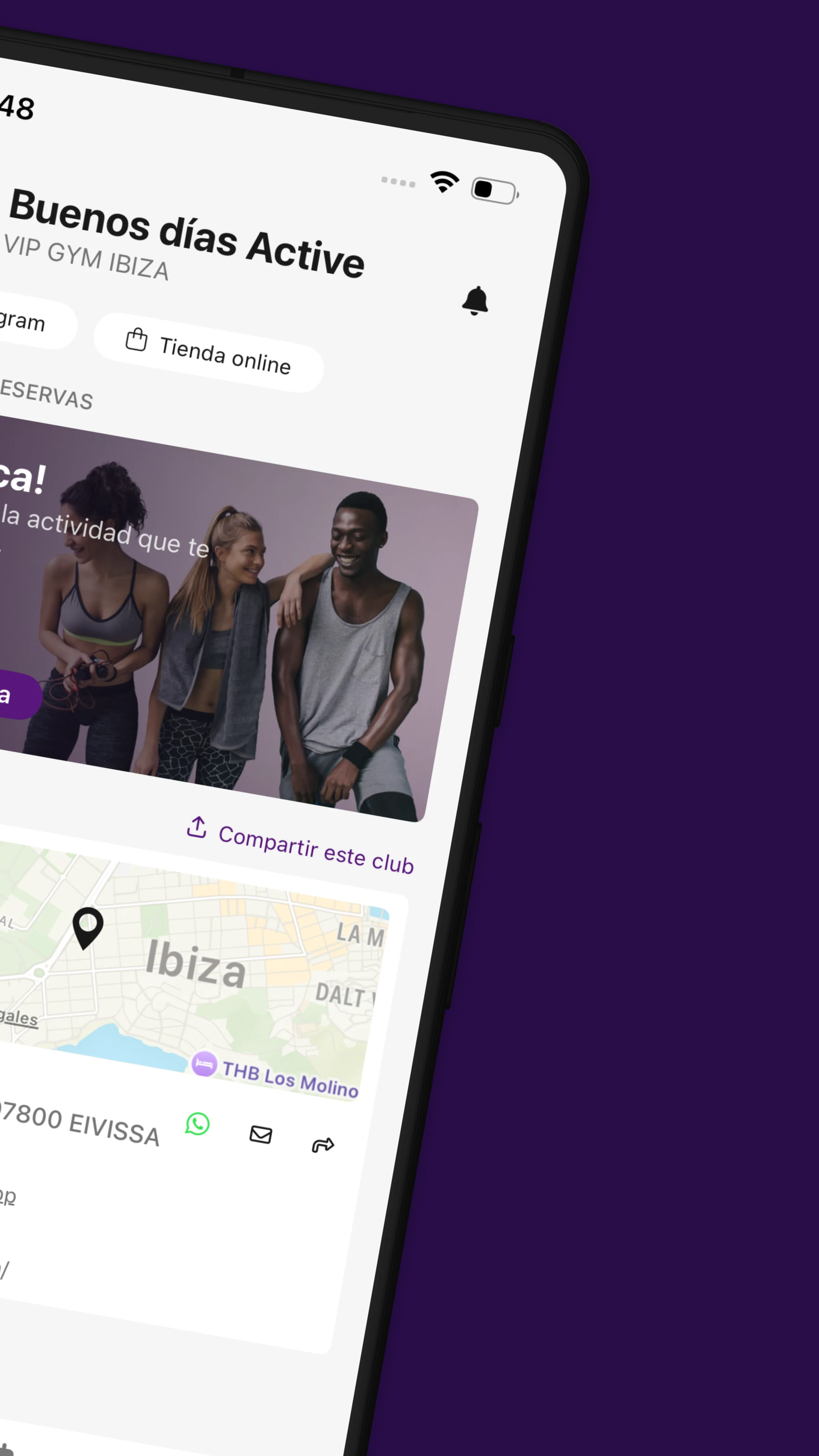 VIP GYM IBIZA screenshot